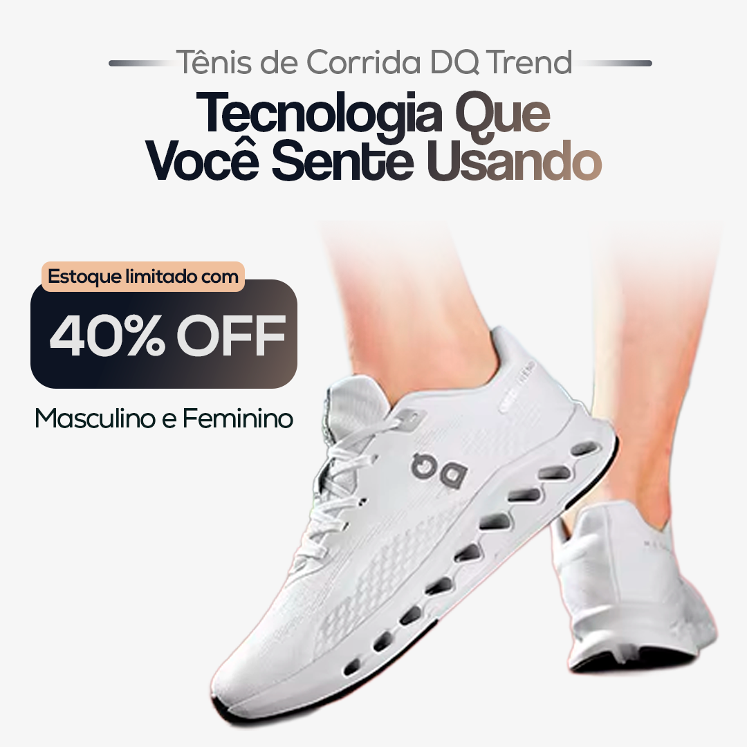 Tênis de Corrida DQ Trend Masculino e Feminino - Conforto, Estilo e Performance em Cada Passo!