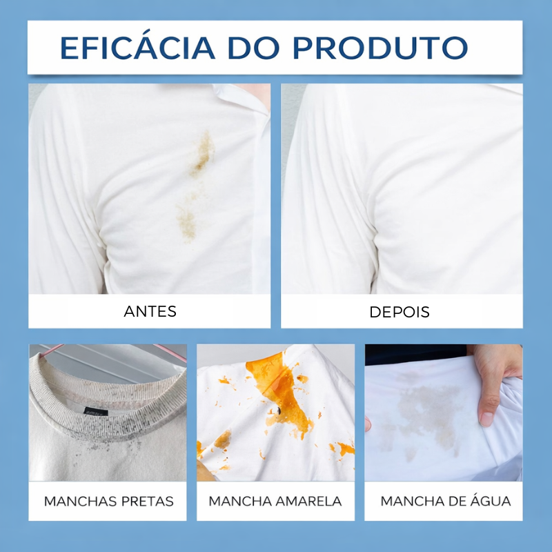 Removedor de Manchas Miss Mouth's - Para Roupas, Móveis, Tapetes e muito mais
