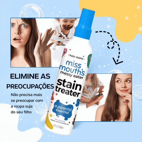 Removedor de Manchas Miss Mouth's - Para Roupas, Móveis, Tapetes e muito mais