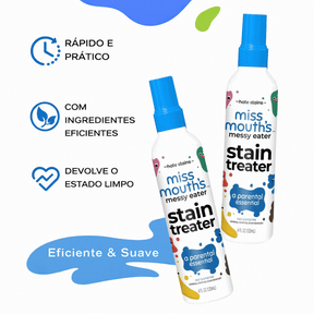 Removedor de Manchas Miss Mouth's - Para Roupas, Móveis, Tapetes e muito mais