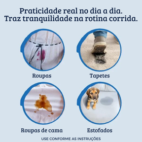 Removedor de Manchas Miss Mouth's - Para Roupas, Móveis, Tapetes e muito mais