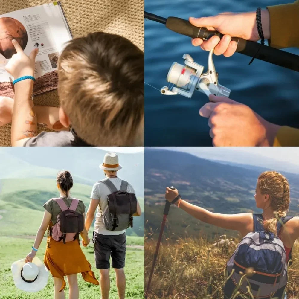 Kit 12 Pulseiras Repelentes - Proteção natural por até 300 horas