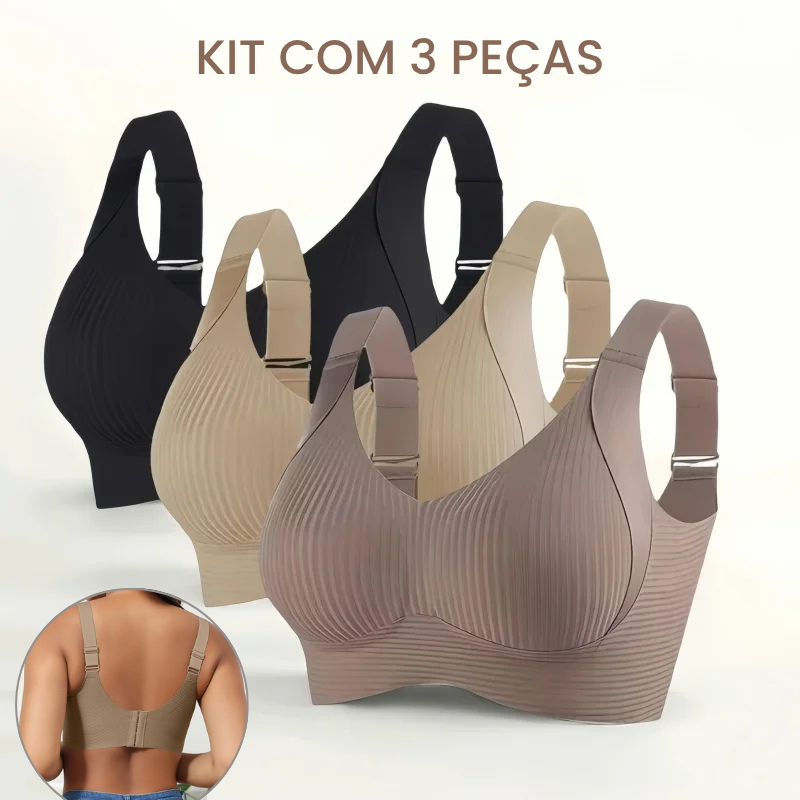 Kit 1 ou 3 Sutiãs Bend UpModelador - Levantas e Modela os seios