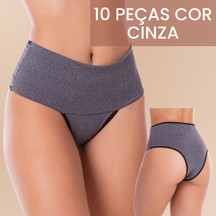 Compre 6 Leve 10 - Calcinhas Super Compressão Shape Turbo e Zero Barriga