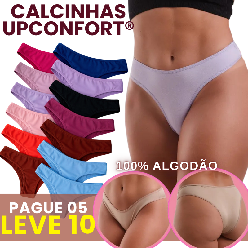 PROMOÇÃO Pague 5 Leve 10 Calcinhas UpConfort® + FRETE GRÁTIS