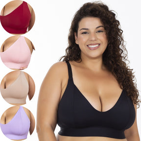 Kit 2 Sutiãs Plus Size Reforçados – Conforto Real Para o Seu Dia a Dia