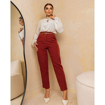 Calça Alfaiataria - Cintura Alta, Visual Sofisticado e Moderno