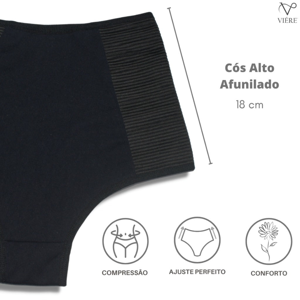 PROMOÇÃO Calcinhas Super Shape Cós Alto - Reduz Medidas com Zero Barriga