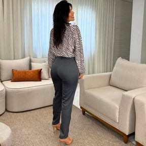 Calça Alfaiataria - Cintura Alta, Visual Sofisticado e Moderno