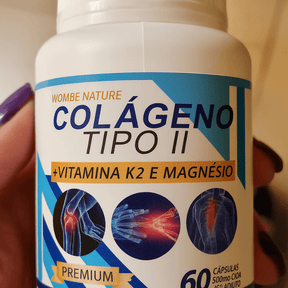 Kit 3 Colágeno tipo 2 - Cálcio, Magnésio, Vitamina D3, Vitamina K2 - 180 Cápsulas