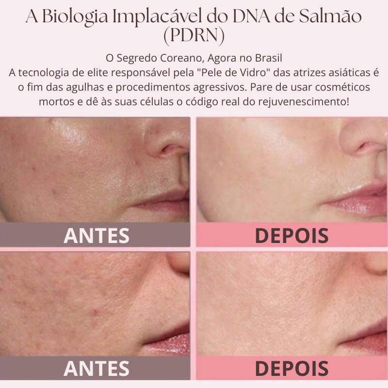 Sérum PDRN Regenerador com Tecnologia Coreana de DNA de Salmão
