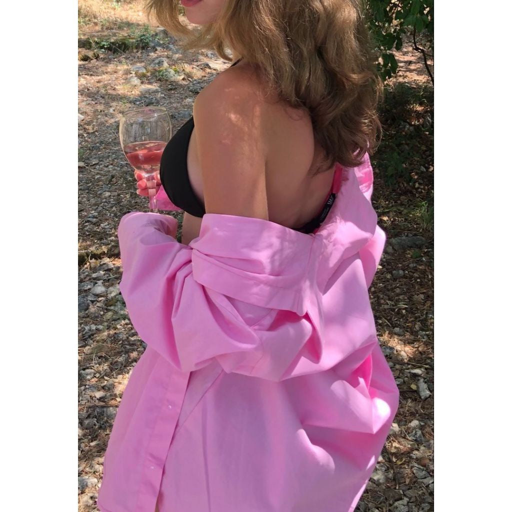 Camisa Feminina Premium de Linho Oversized